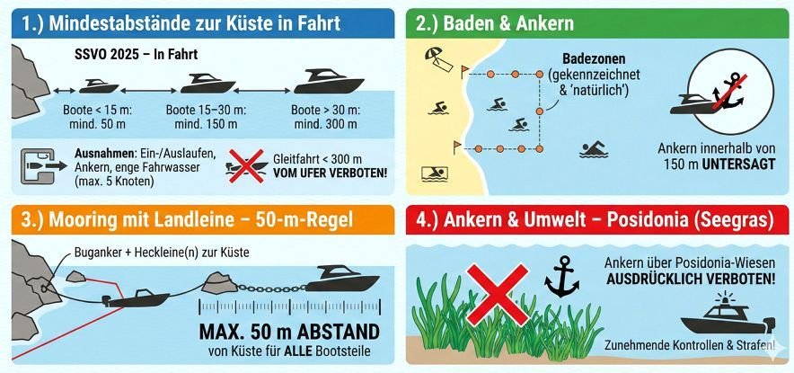 Ufer-Abstandsregelungen Kroatien