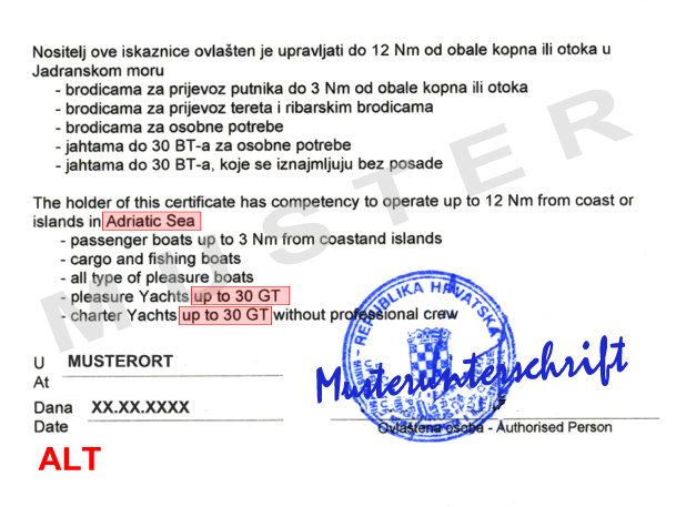 Das kroatische Küstenpatent ab Mitte 2025