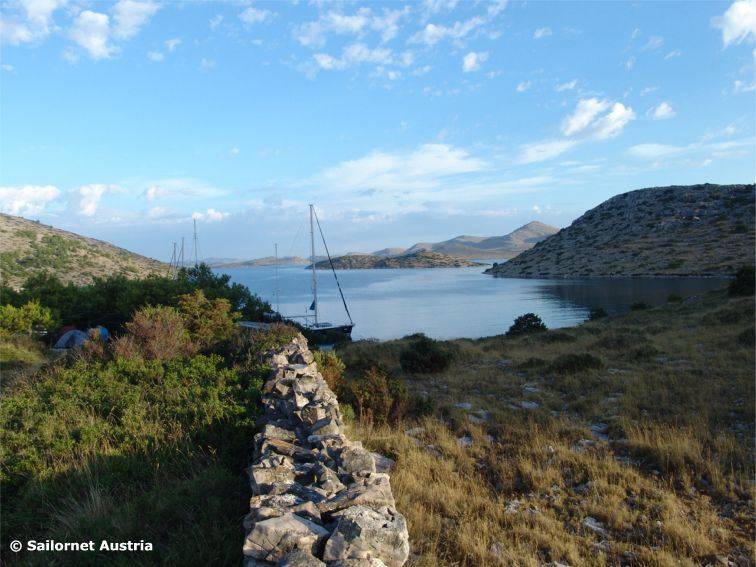 Ankerbucht in den Kornaten