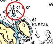 Kartenzeichen Gefahrenzeichen Einzelgefahrenstelle