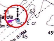 Kartenzeichen Gefahrenstelle