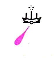 Kartenzeichen Leuchtfeuerschiff