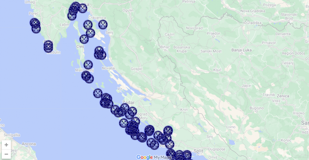 Karte mit Toerntipps