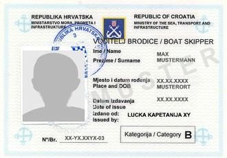 kroatischer Sportbootführerschein Kat. B